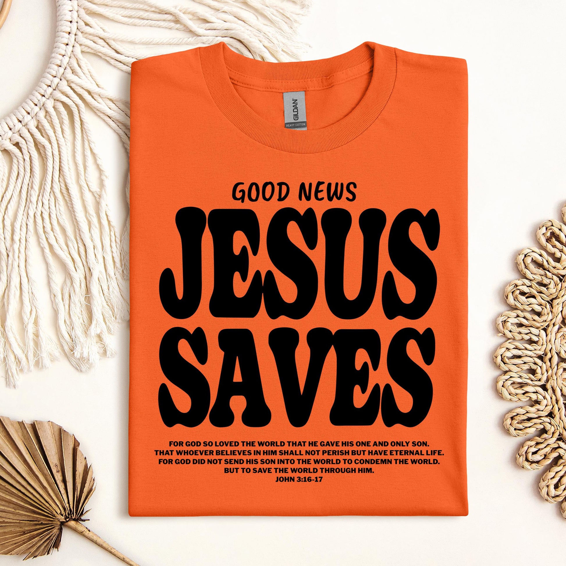 Good News Jesus Saves John 3.16-17 01