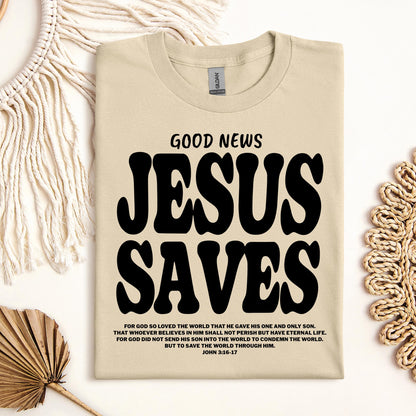 Good News Jesus Saves John 3.16-17 01