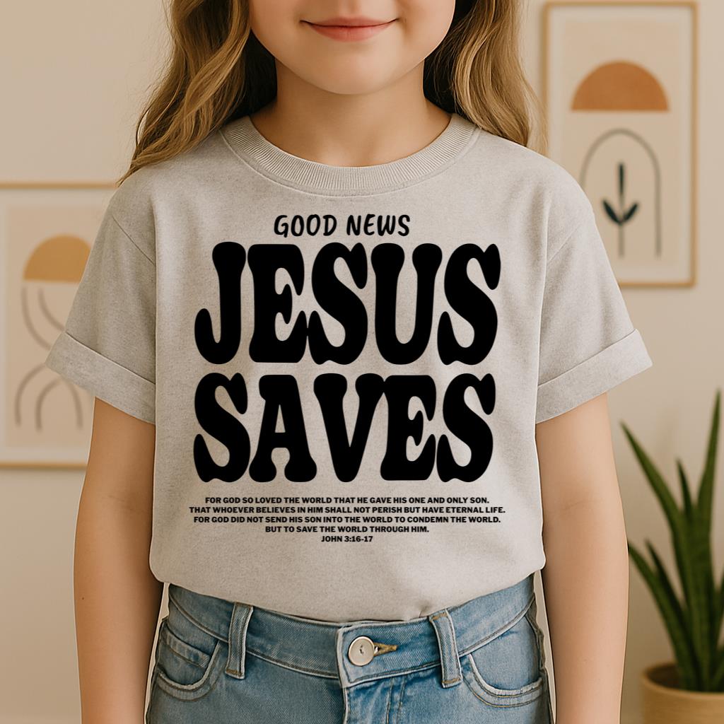 Good News Jesus Saves John 3.16-17 01