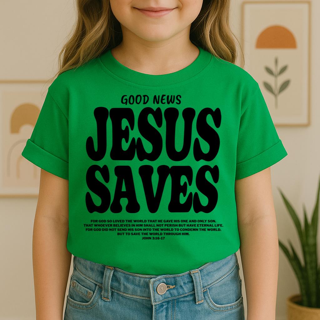 Good News Jesus Saves John 3.16-17 01
