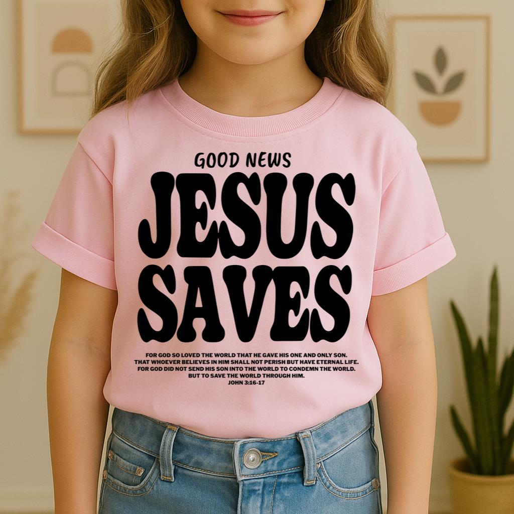 Good News Jesus Saves John 3.16-17 01