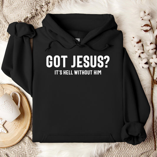 Got Jesus It's Hell Without Him Hoodie