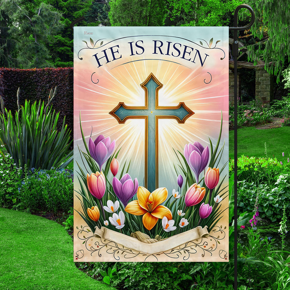 FLAGWIX  Christian Cross Easter Day Flag