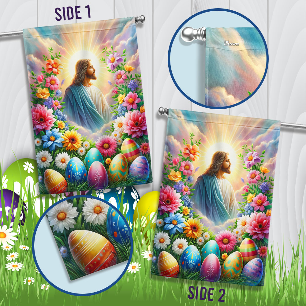 FLAGWIX  Jesus Easter Day Resurrection of Jesus Flag
