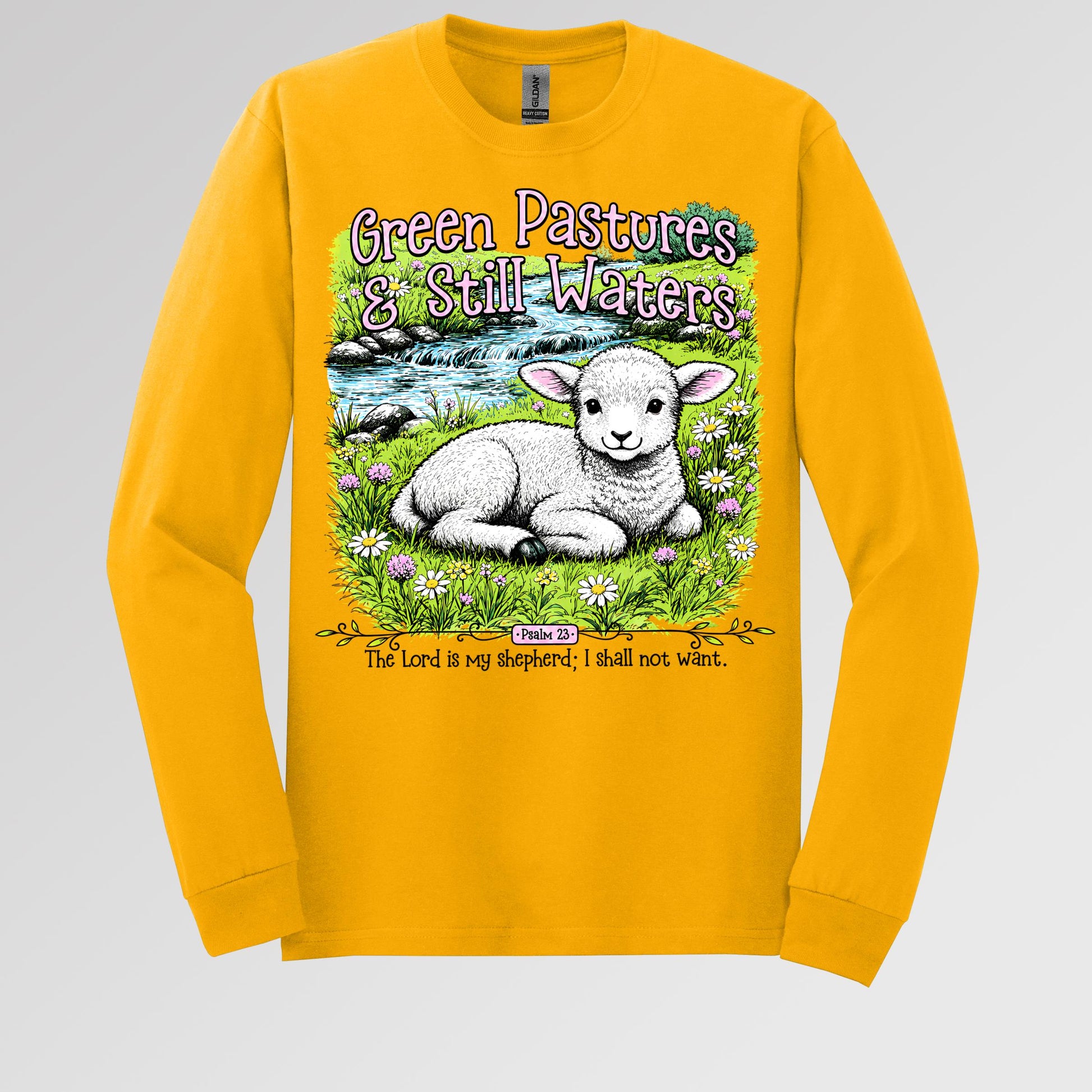 Green Pastures & Still Waters Psalm 23 The Lord Is My Shepherd I Shall Not Want 01