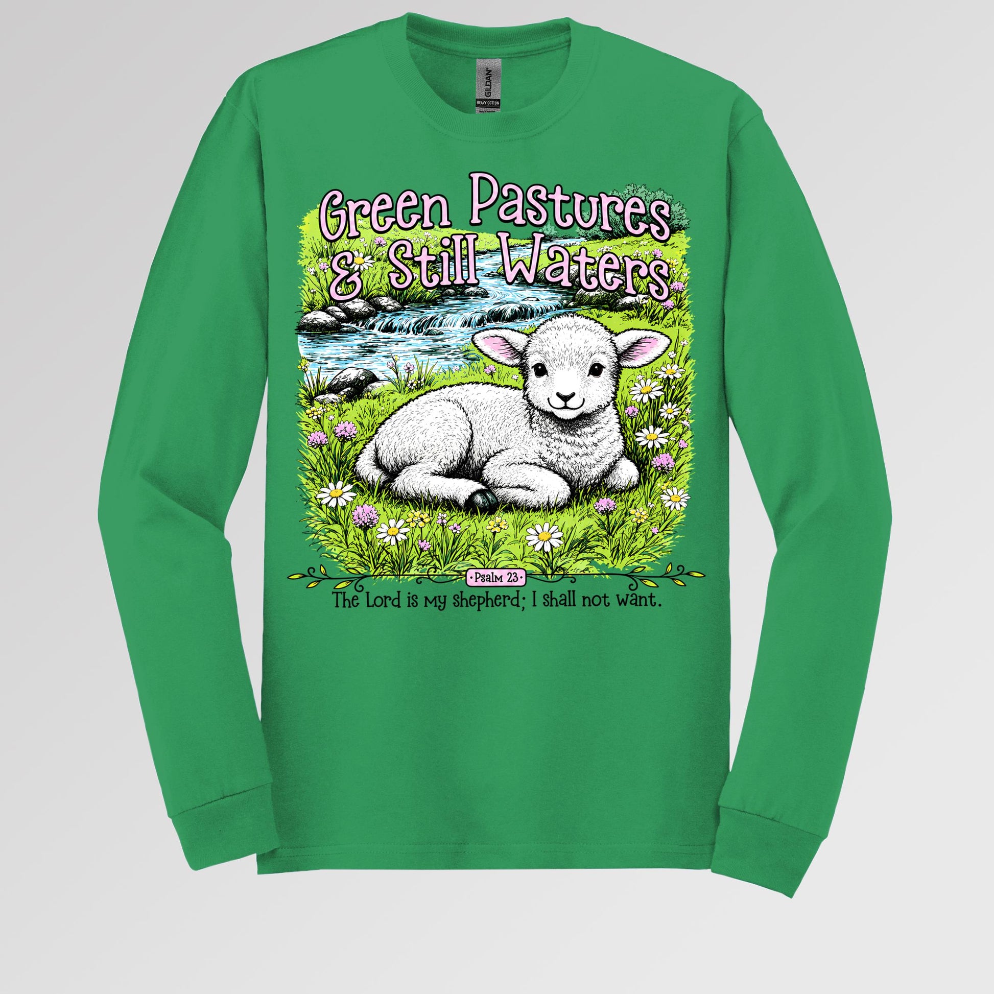 Green Pastures & Still Waters Psalm 23 The Lord Is My Shepherd I Shall Not Want 01