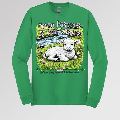 Green Pastures & Still Waters Psalm 23 The Lord Is My Shepherd I Shall Not Want 01