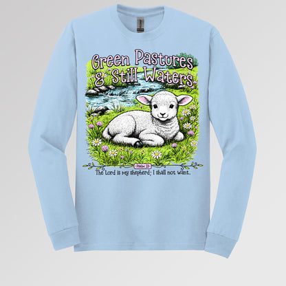 Green Pastures & Still Waters Psalm 23 The Lord Is My Shepherd I Shall Not Want 01