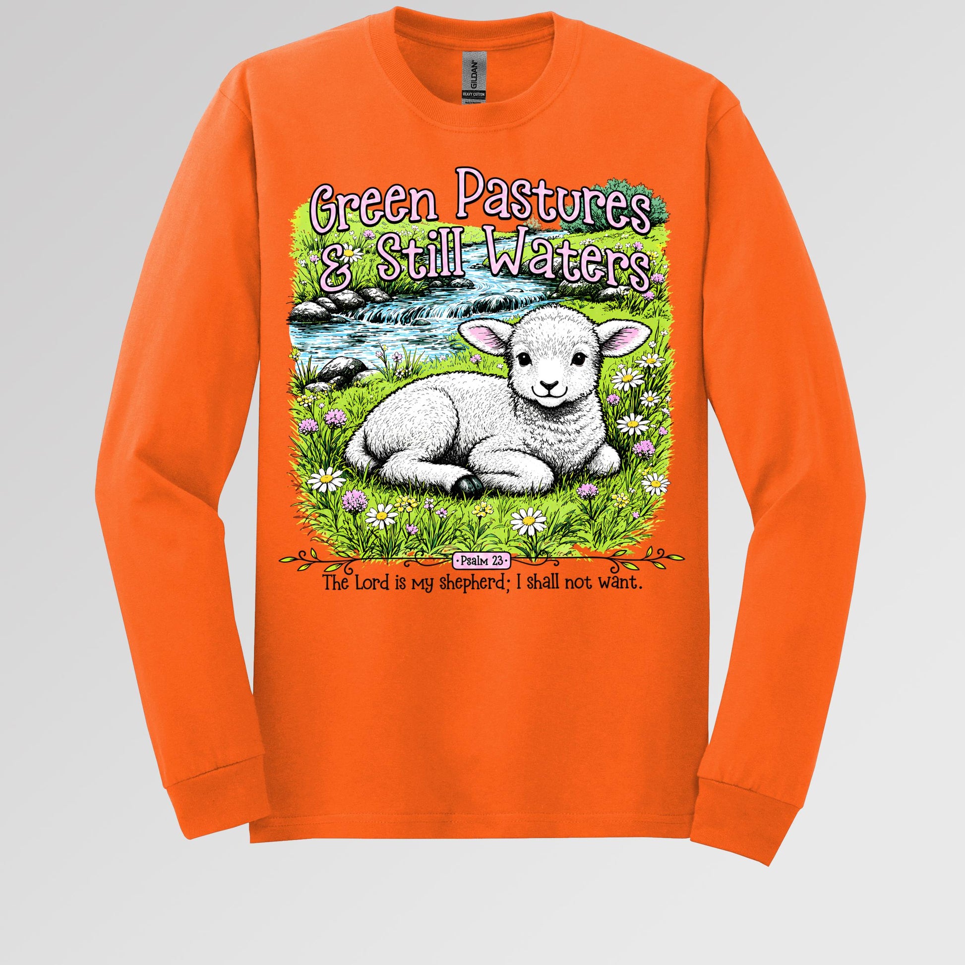 Green Pastures & Still Waters Psalm 23 The Lord Is My Shepherd I Shall Not Want 01