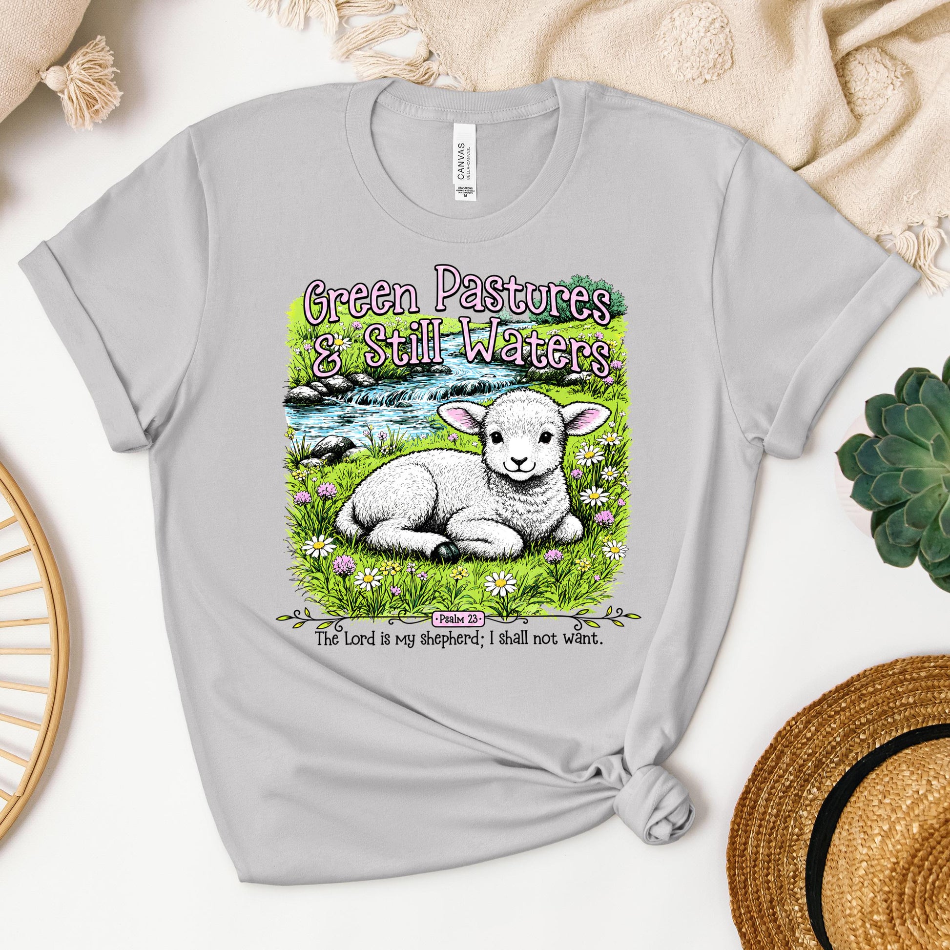 Green Pastures & Still Waters Psalm 23 The Lord Is My Shepherd I Shall Not Want 01