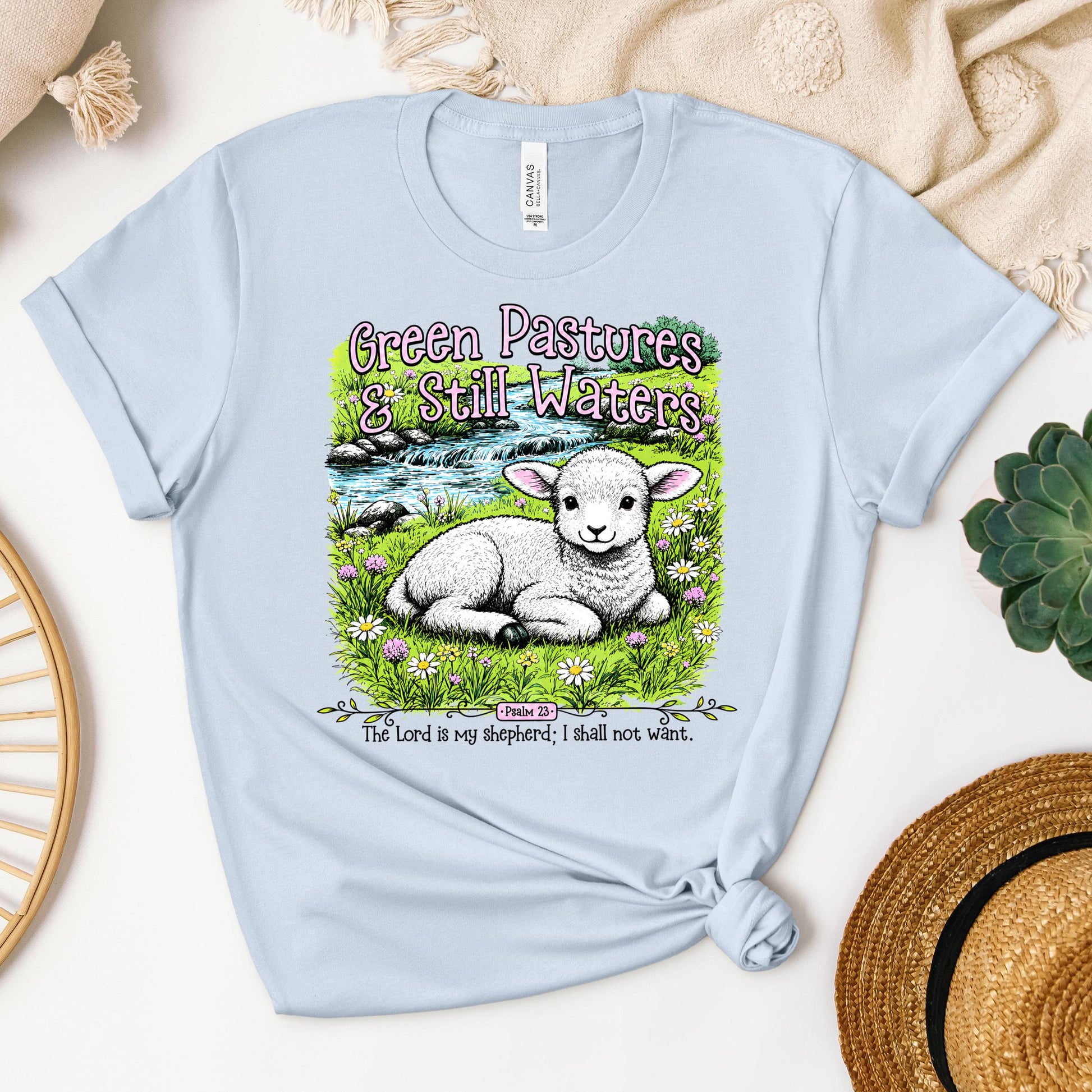 Green Pastures & Still Waters Psalm 23 The Lord Is My Shepherd I Shall Not Want 01