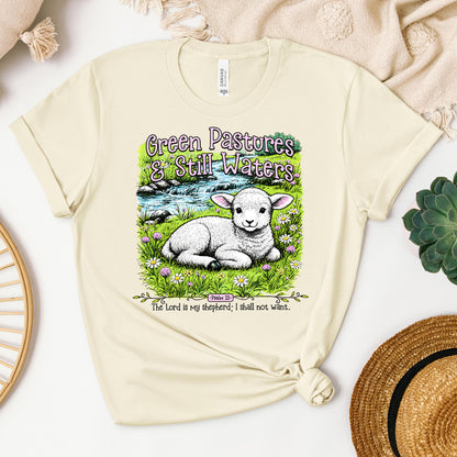 Green Pastures & Still Waters Psalm 23 The Lord Is My Shepherd I Shall Not Want 01