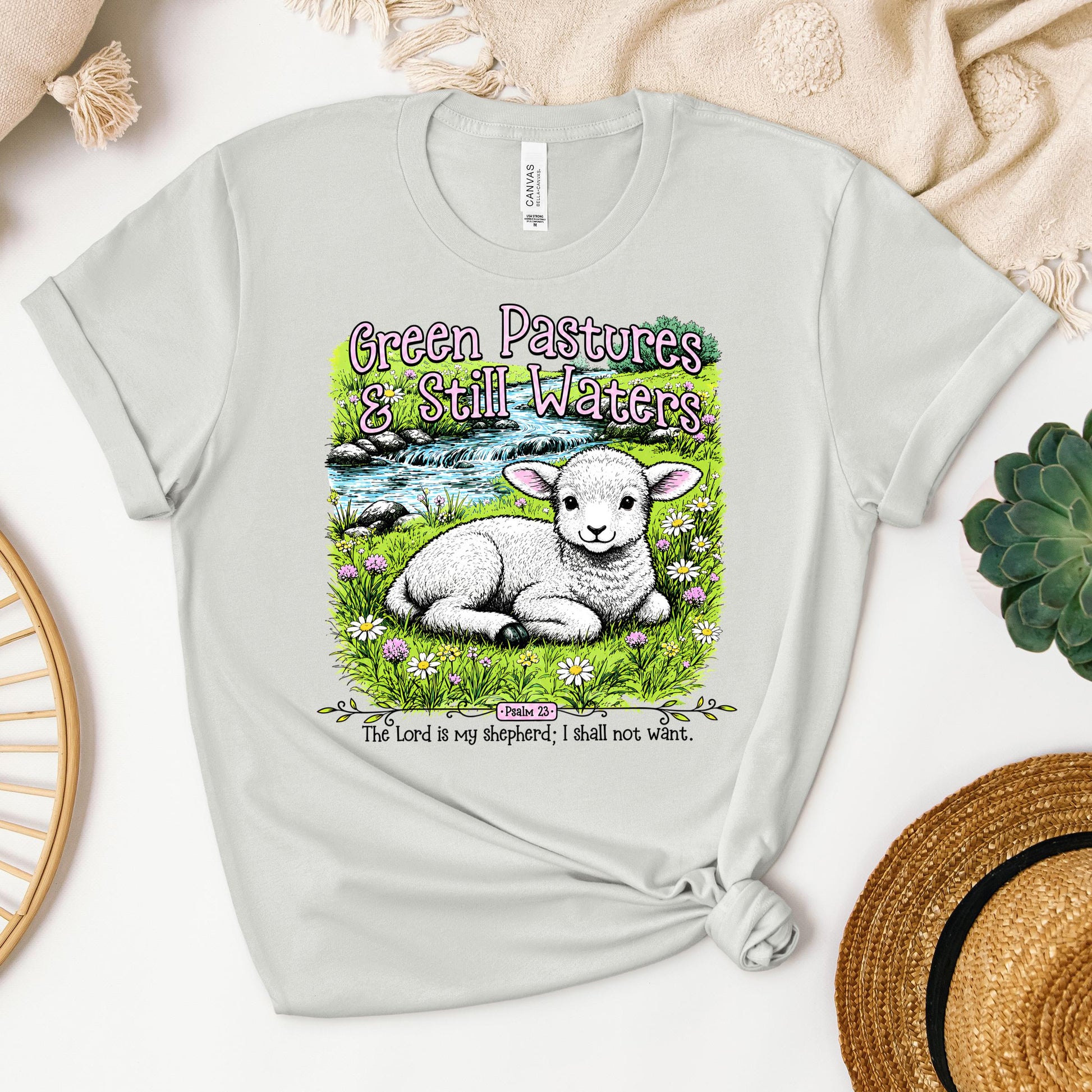 Green Pastures & Still Waters Psalm 23 The Lord Is My Shepherd I Shall Not Want 01