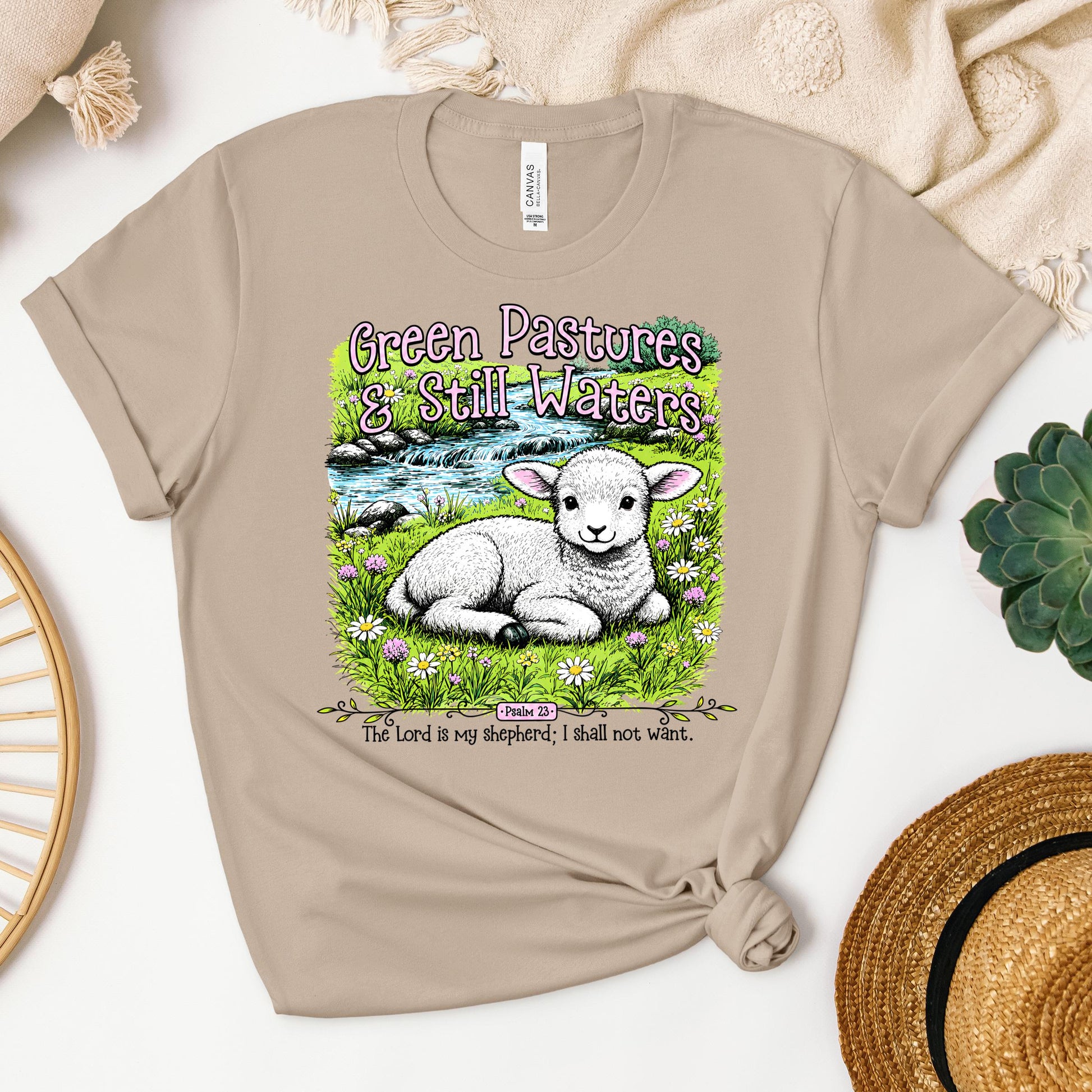 Green Pastures & Still Waters Psalm 23 The Lord Is My Shepherd I Shall Not Want 01