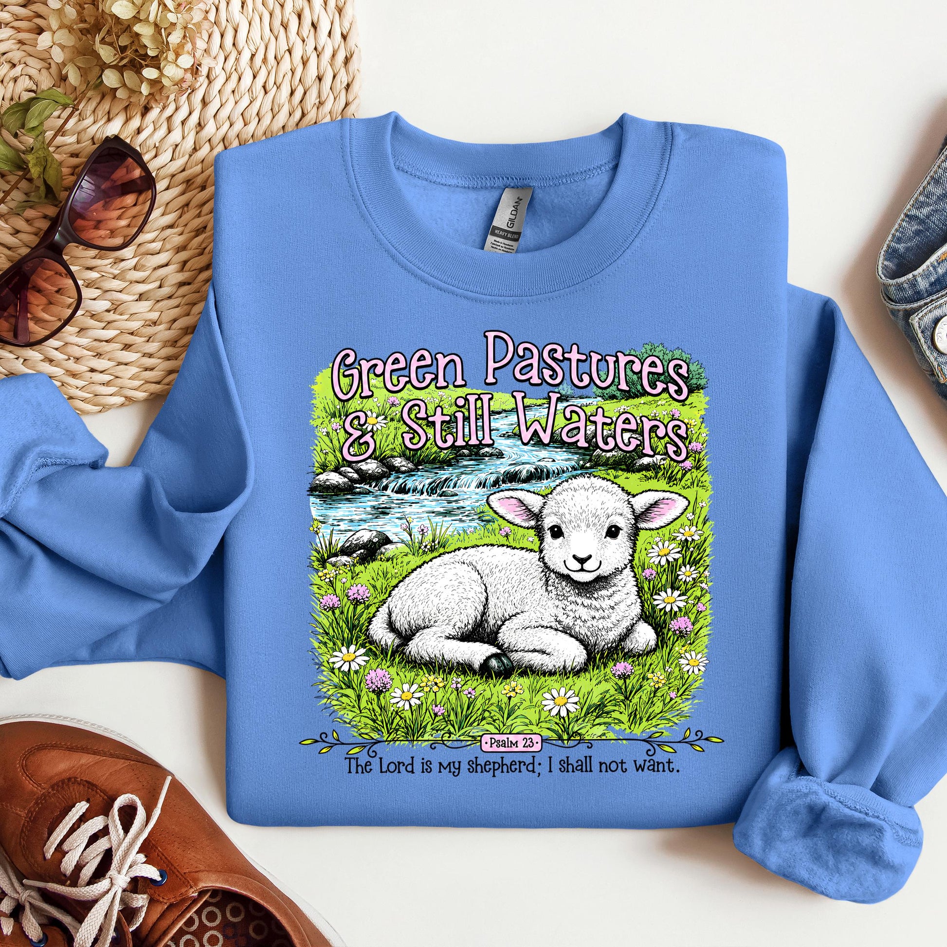 Green Pastures & Still Waters Psalm 23 The Lord Is My Shepherd I Shall Not Want 01