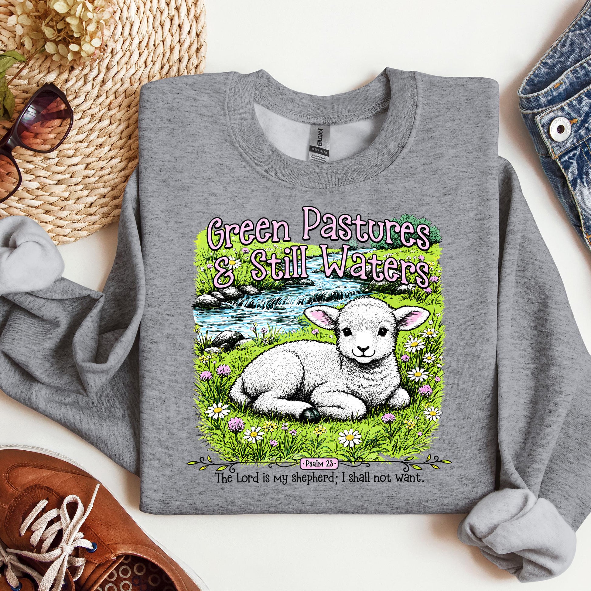 Green Pastures & Still Waters Psalm 23 The Lord Is My Shepherd I Shall Not Want 01