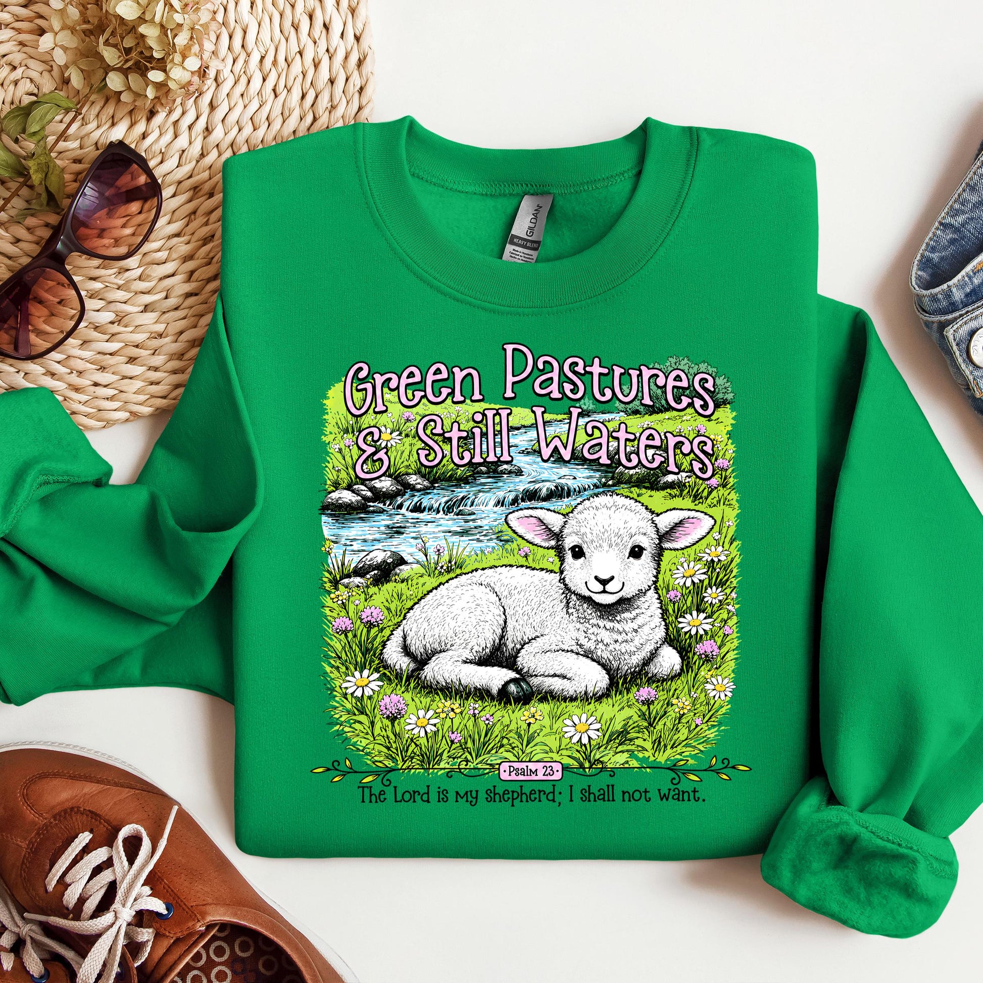 Green Pastures & Still Waters Psalm 23 The Lord Is My Shepherd I Shall Not Want 01