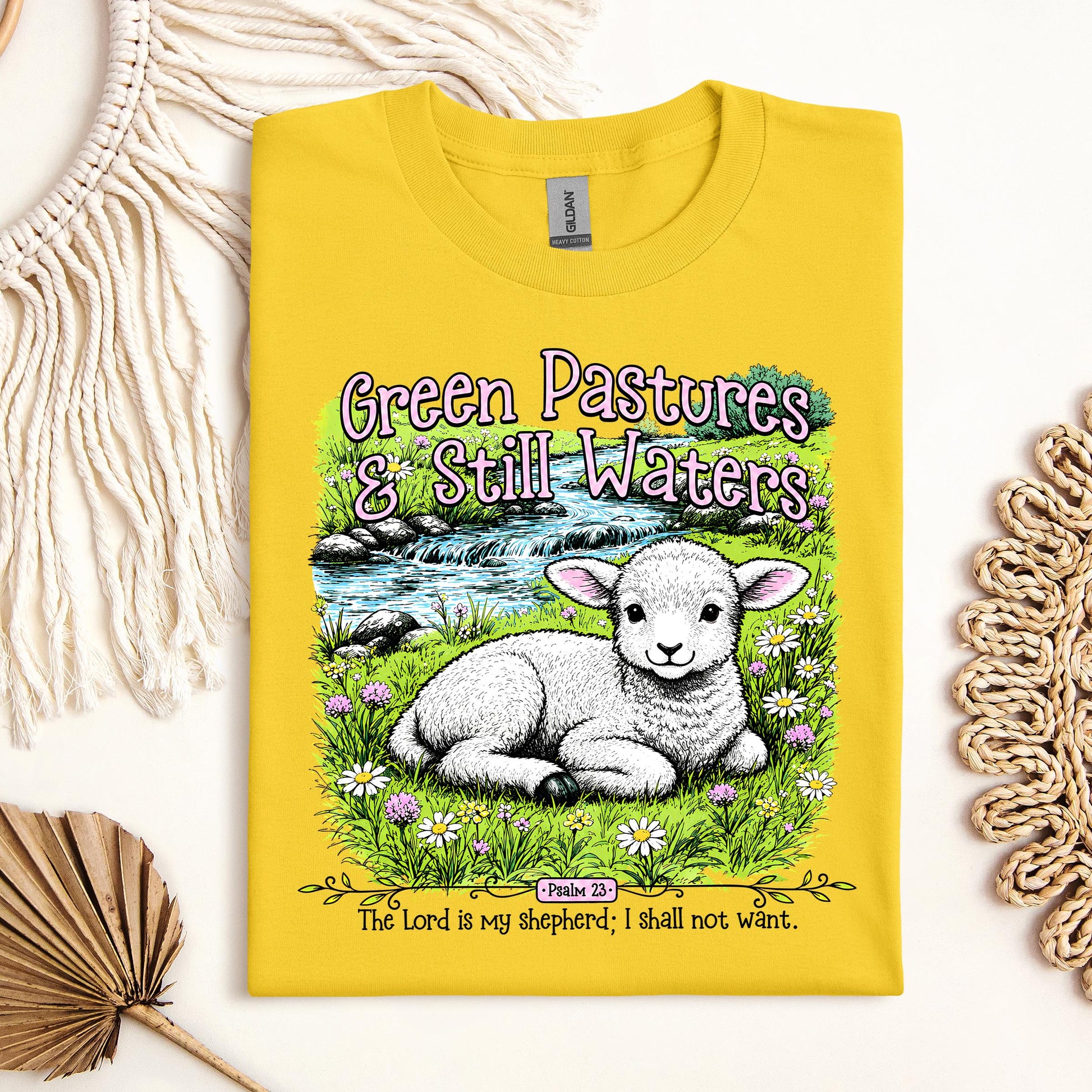 Green Pastures & Still Waters Psalm 23 The Lord Is My Shepherd I Shall Not Want 01