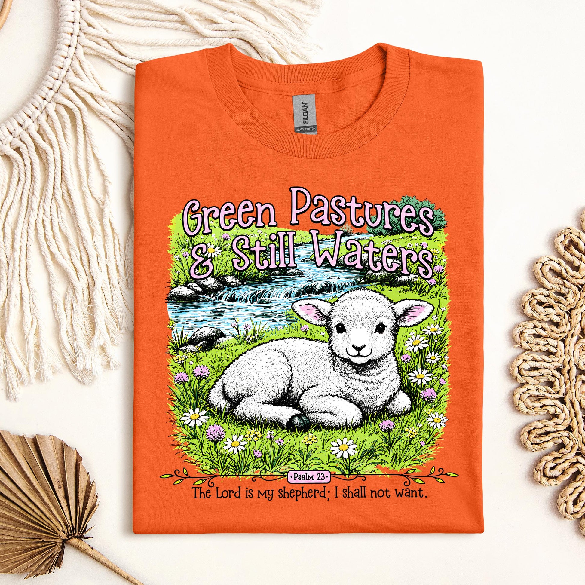 Green Pastures & Still Waters Psalm 23 The Lord Is My Shepherd I Shall Not Want 01