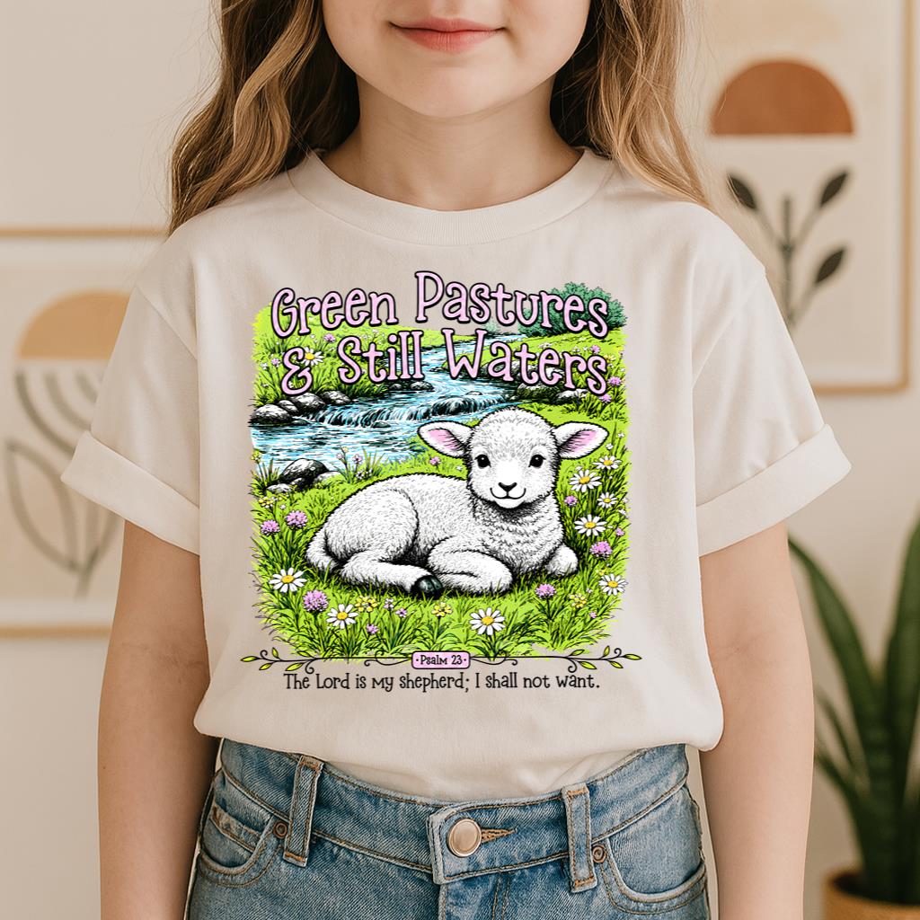 Green Pastures & Still Waters Psalm 23 The Lord Is My Shepherd I Shall Not Want 01