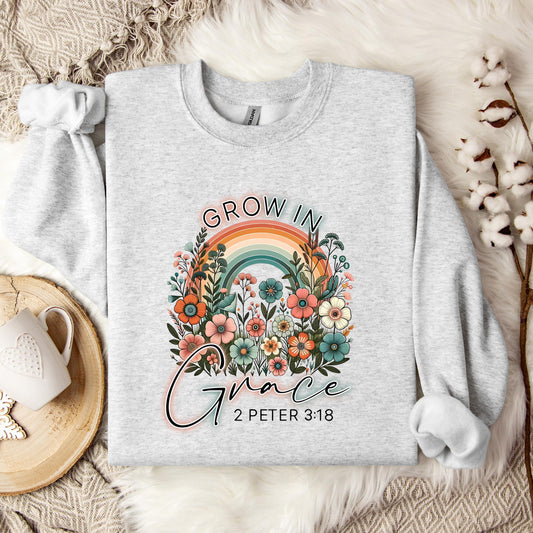 Grow In Grace 2 Peter 3.18 01 Sweatshirt