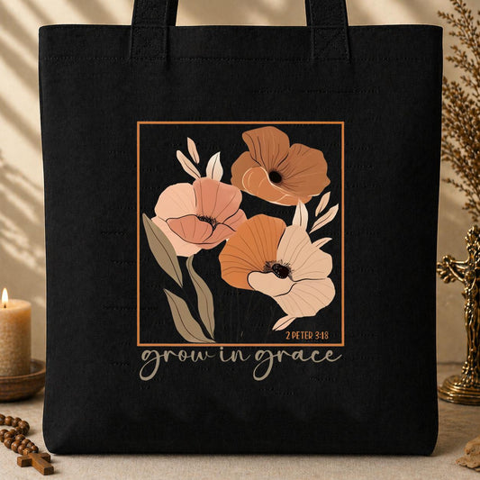 Grow In Grace 2 Peter 3.18 03 Tote Bag