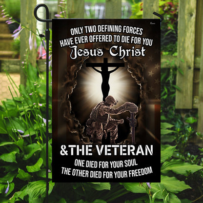 Jesus Veteran Flag Jesus Christ and The Veteran Flag