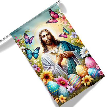 FLAGWIX  Jesus Christ Easter Day Egg Flag