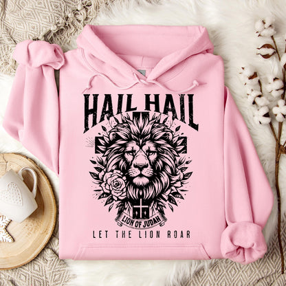 Hail Hail Lion of Judah Let The Lion Roar Hoodie