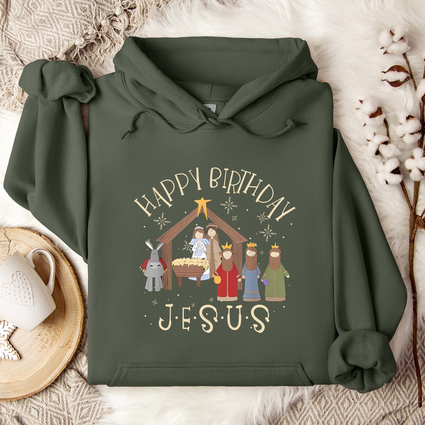 Happy Birthday Jesus Hoodie