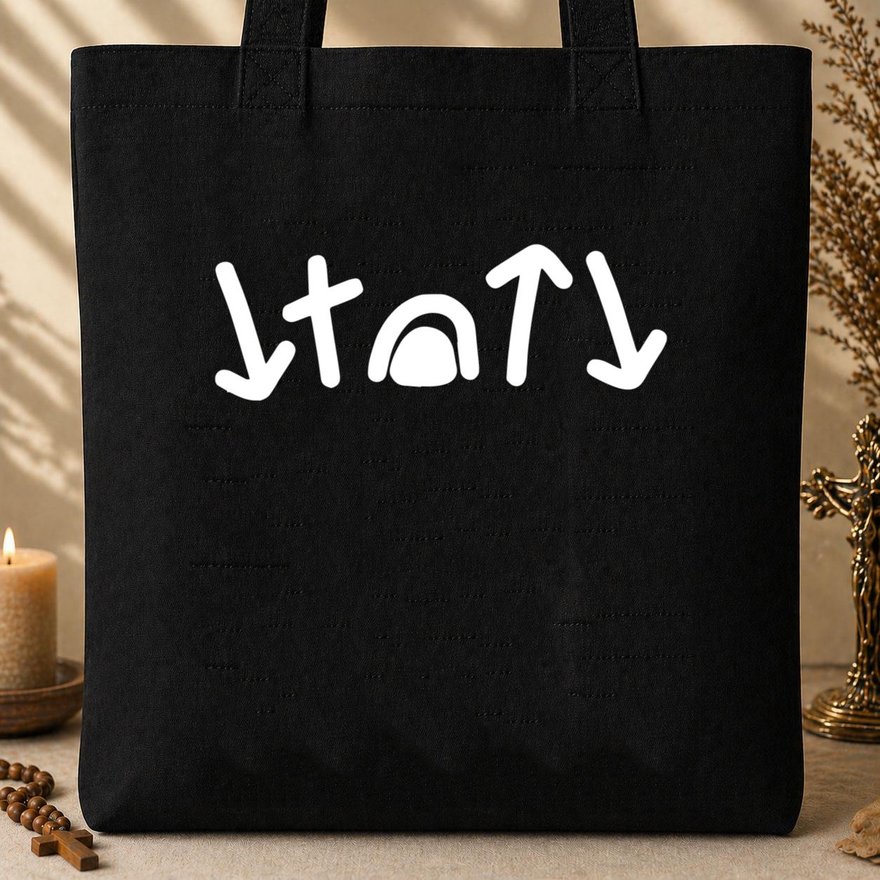 He Came He Died He Rose Tote Bag