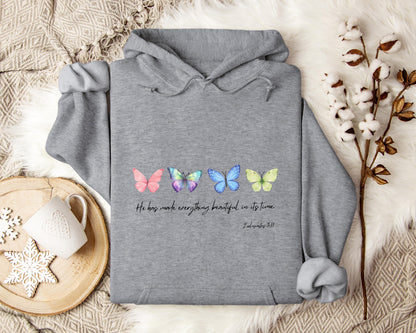 He Has Made Everything Beautiful In Its Time Ecclesiastes 3.11 Hoodie