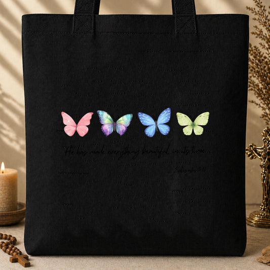 He Has Made Everything Beautiful In Its Time Ecclesiastes 3.11 Tote Bag