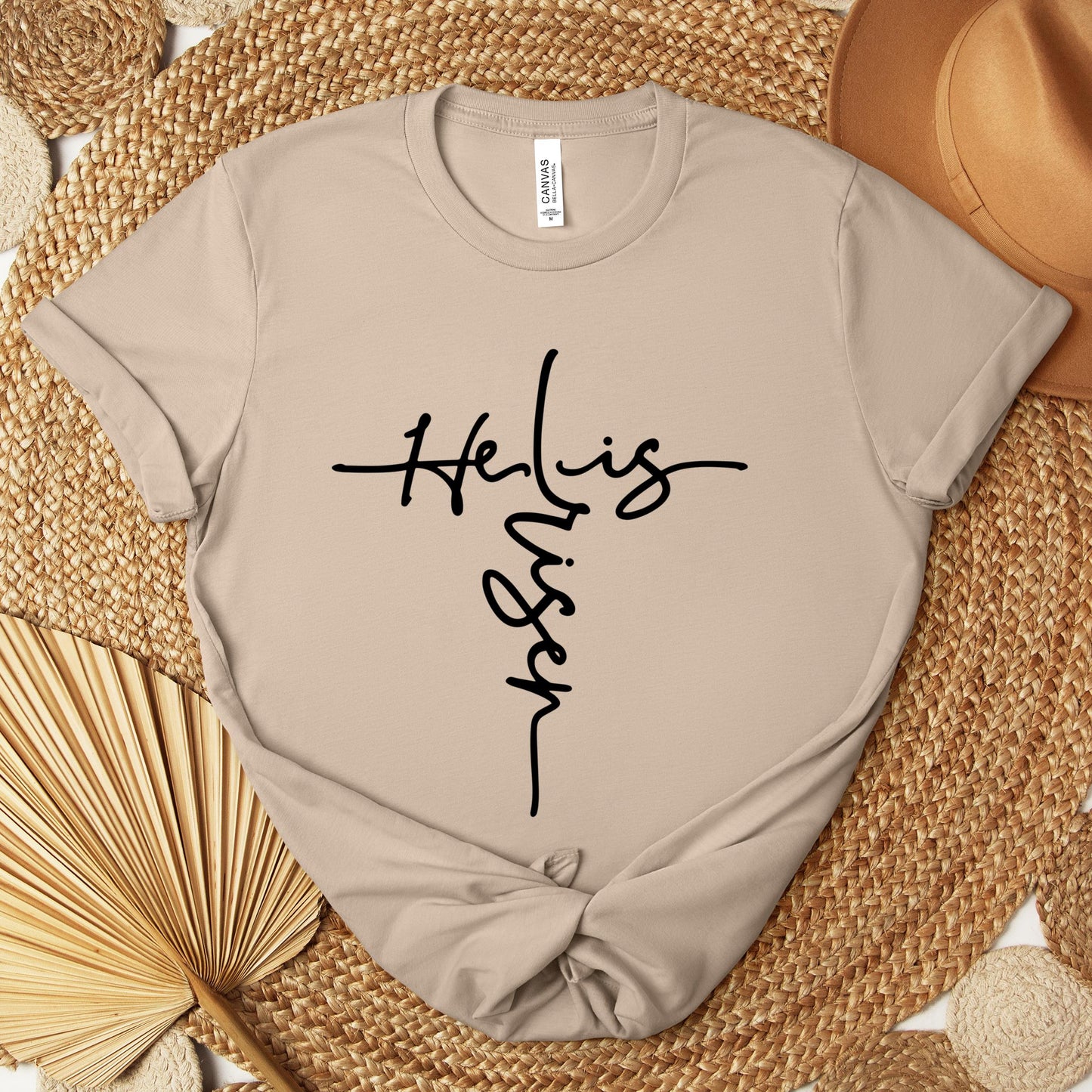He Is Risen Cross Premium T-shirt