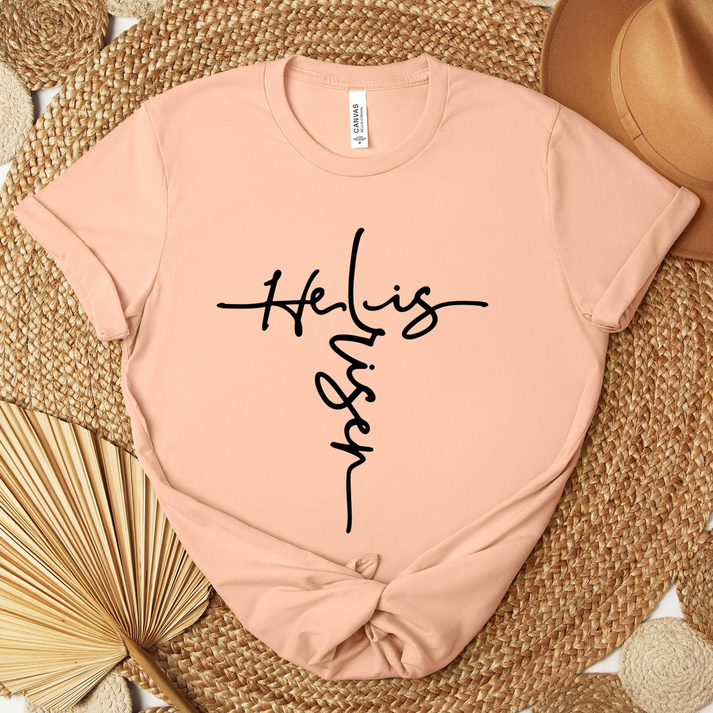 He Is Risen Cross Premium T-shirt