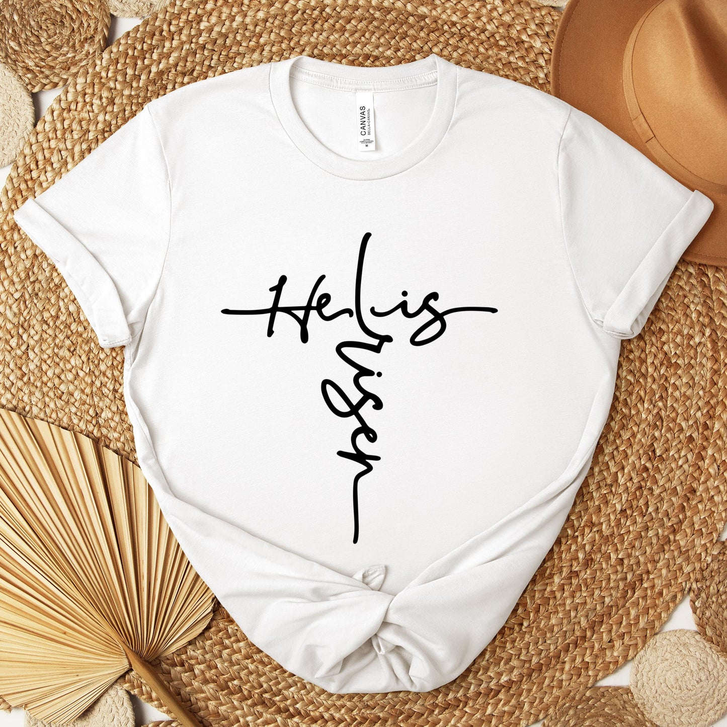 He Is Risen Cross Premium T-shirt