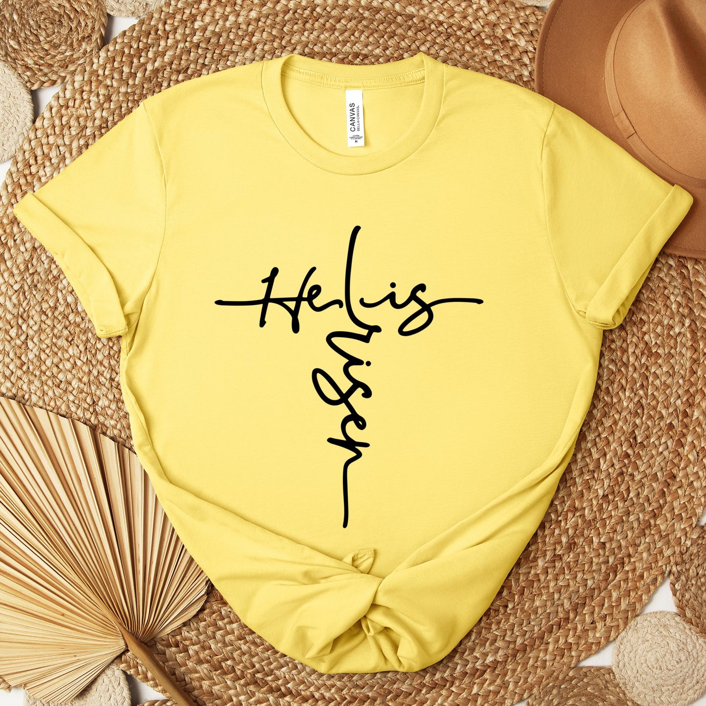 He Is Risen Cross Premium T-shirt