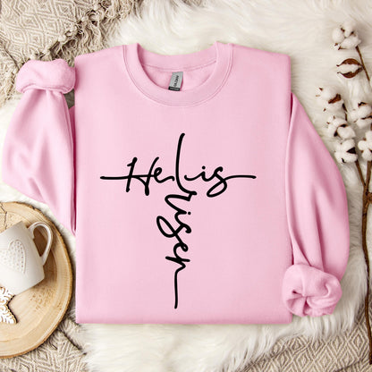 He Is Risen Cross Sweatshirt