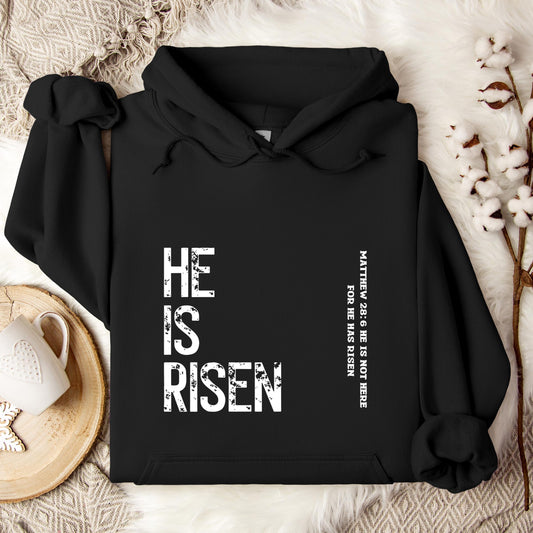 He Is Risen Matthew 28.6 Hoodie