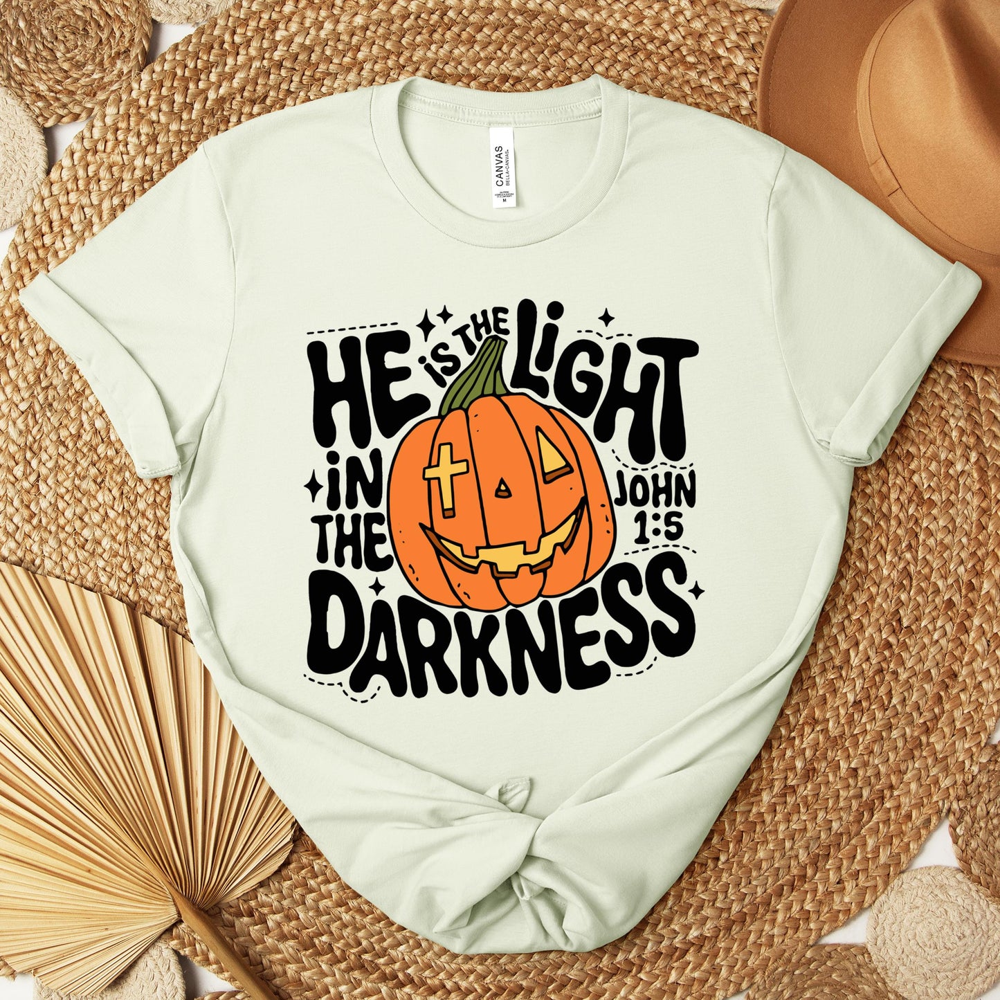 He Is The Light In The Darkness John 1.5 Premium T-shirt