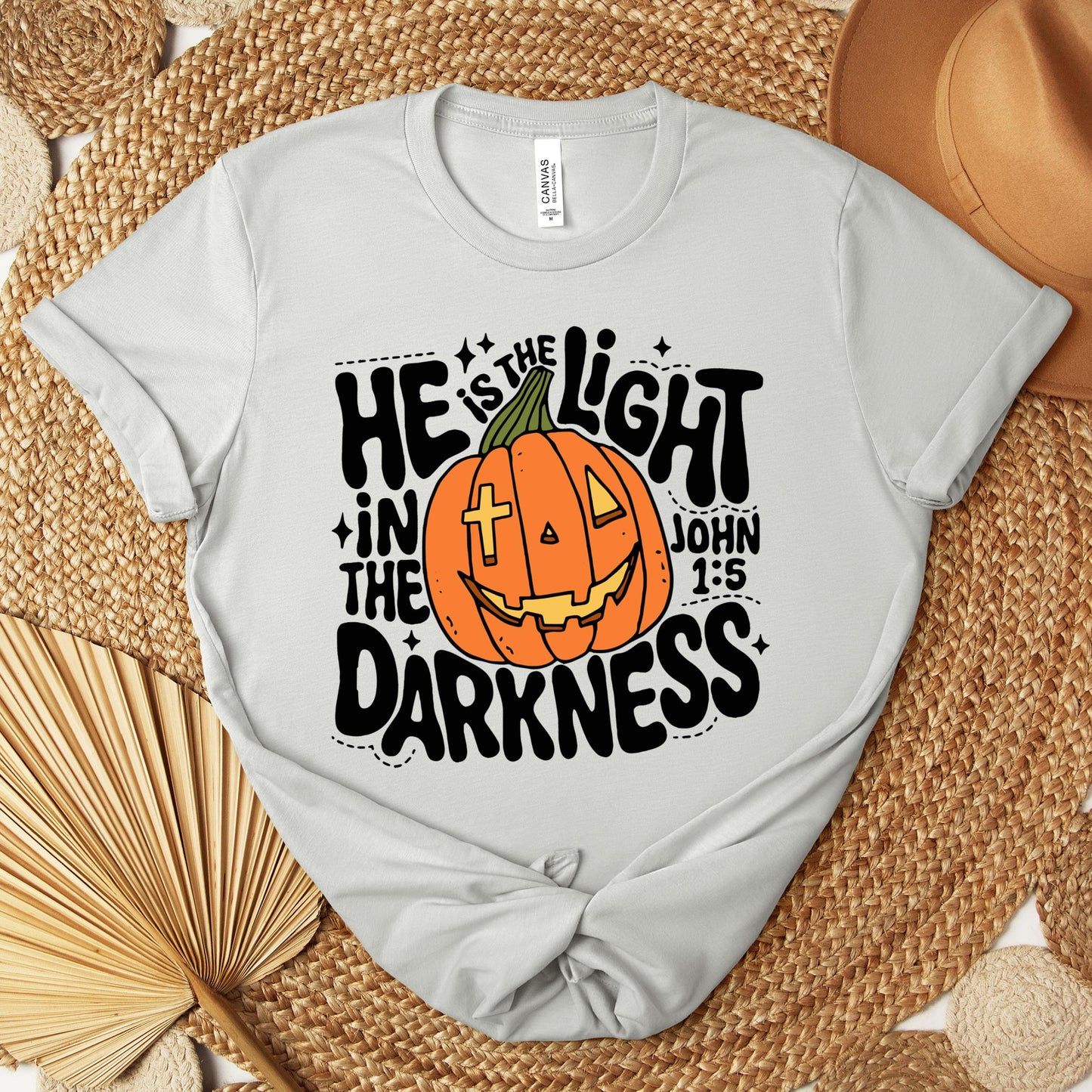 He Is The Light In The Darkness John 1.5 Premium T-shirt