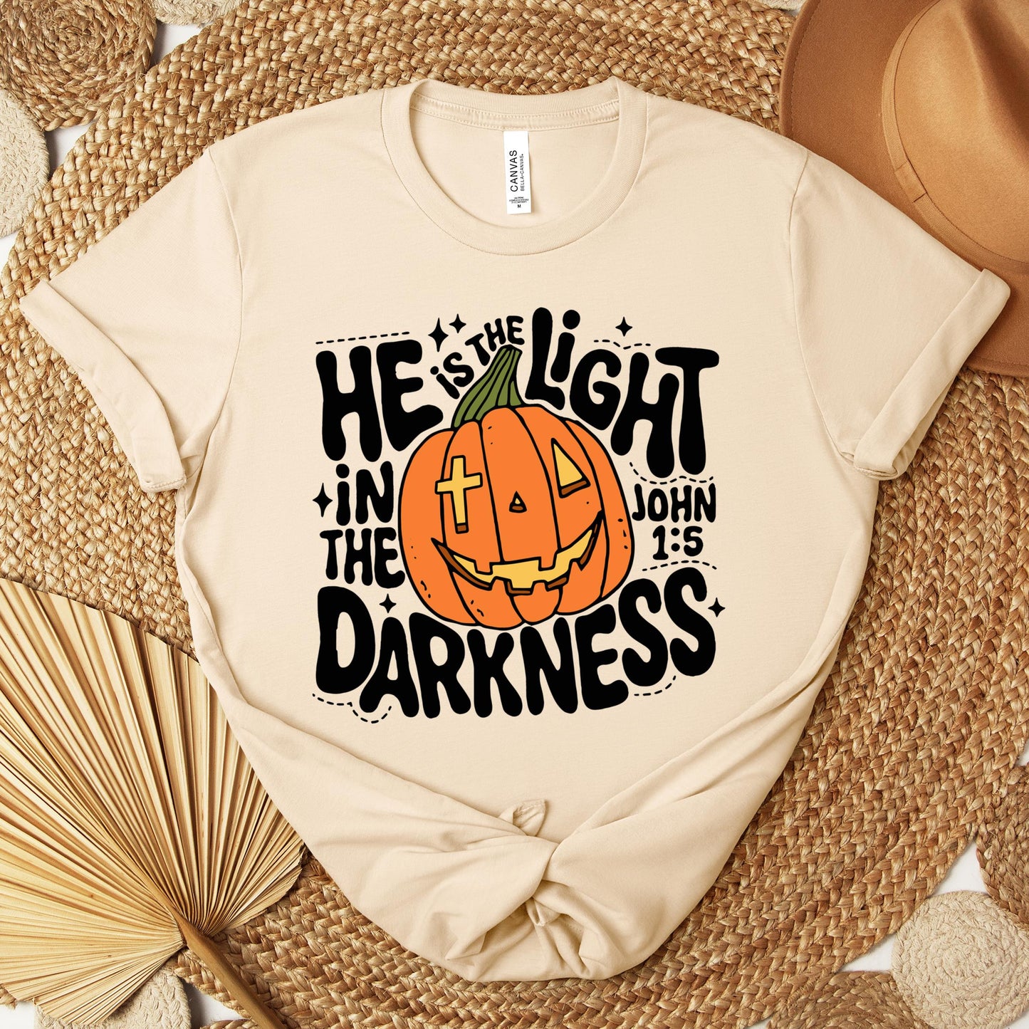 He Is The Light In The Darkness John 1.5 Premium T-shirt