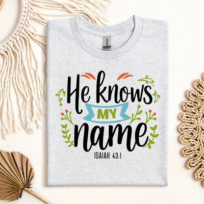 He Knows My Name Isaiah 43.1 01