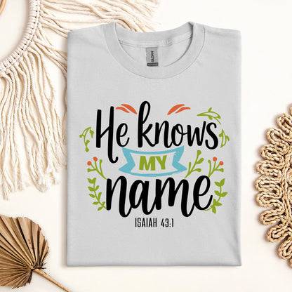 He Knows My Name Isaiah 43.1 01
