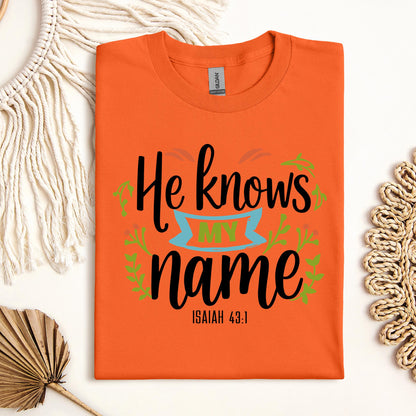 He Knows My Name Isaiah 43.1 01