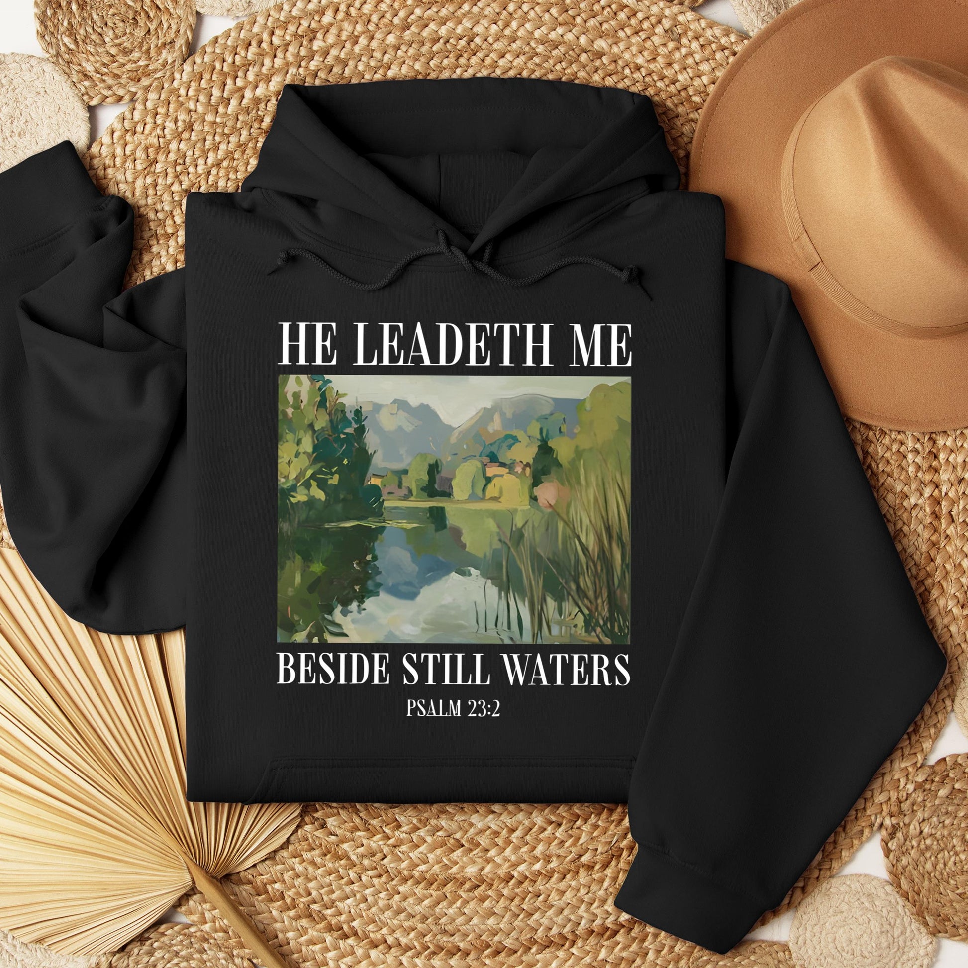 He Leadeth Me Beside Still Waters Psalm 23.2