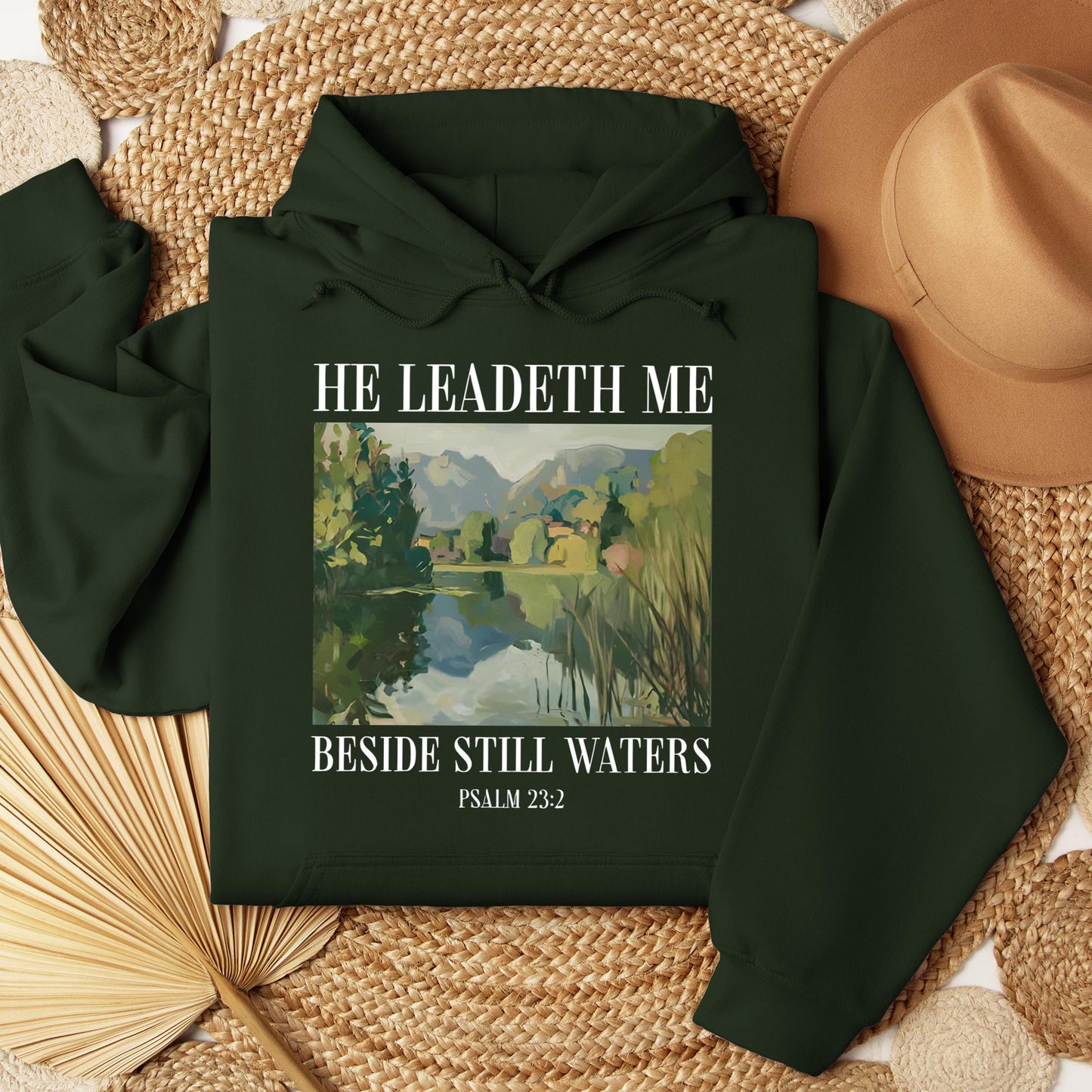He Leadeth Me Beside Still Waters Psalm 23.2