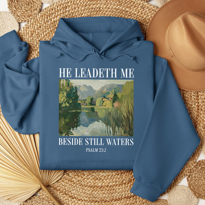 He Leadeth Me Beside Still Waters Psalm 23.2