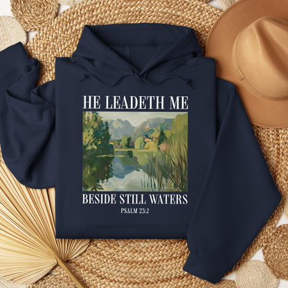 He Leadeth Me Beside Still Waters Psalm 23.2