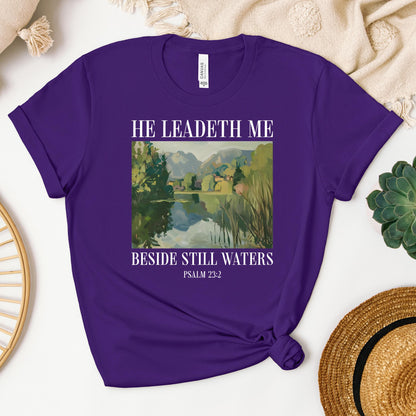 He Leadeth Me Beside Still Waters Psalm 23.2